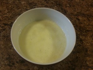 PaleoCookiesRecipe-meltedbutter Melted butter - set aside to cool